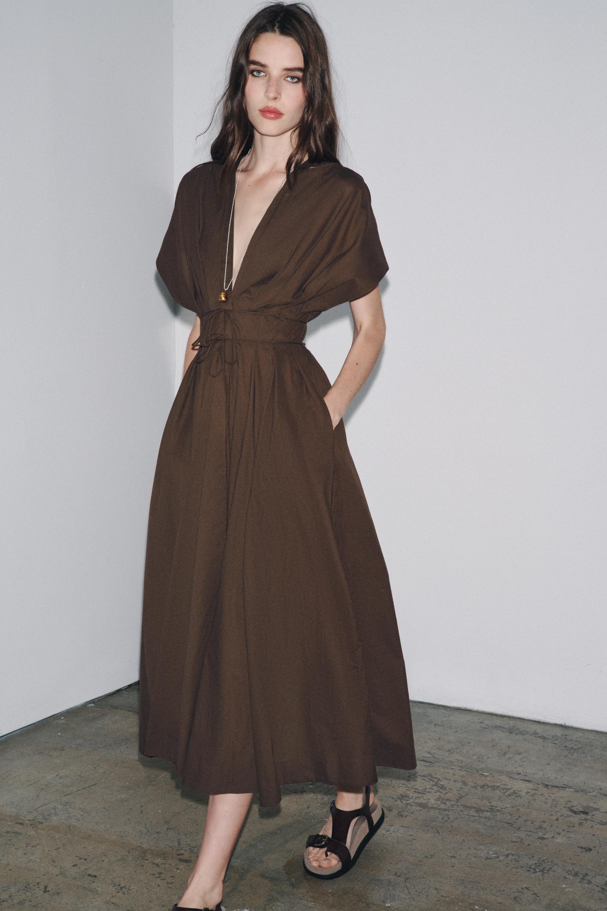 Freya™ - Elegant Midi Wrap Dress