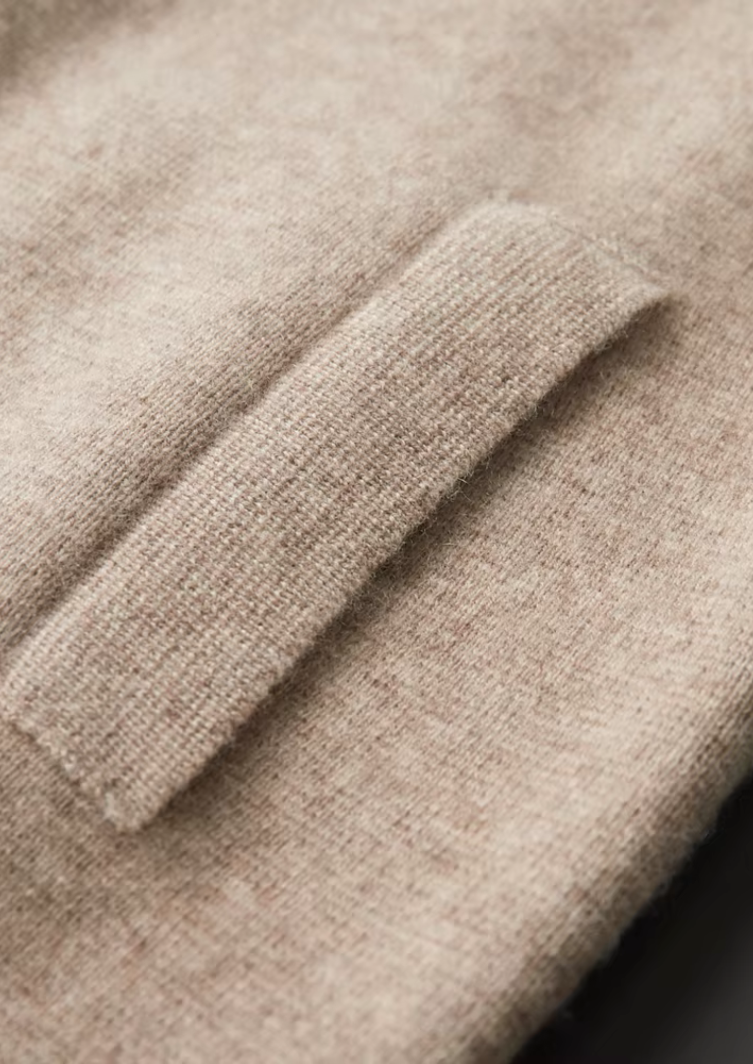 Ultra-Fine Merino Wool Zip Polo Cardigan