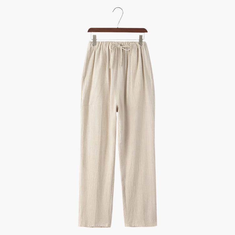 CANNES Lightweight Linen Trousers