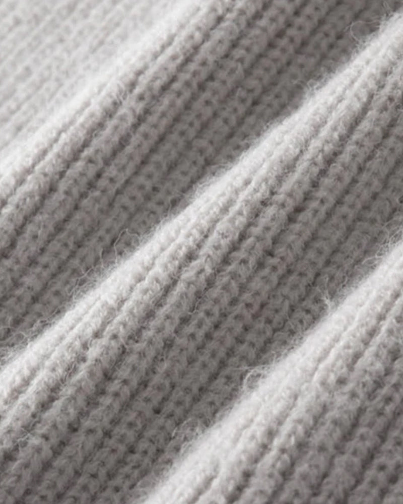 AMALFI Wool Gilet with Full-Zip Closure