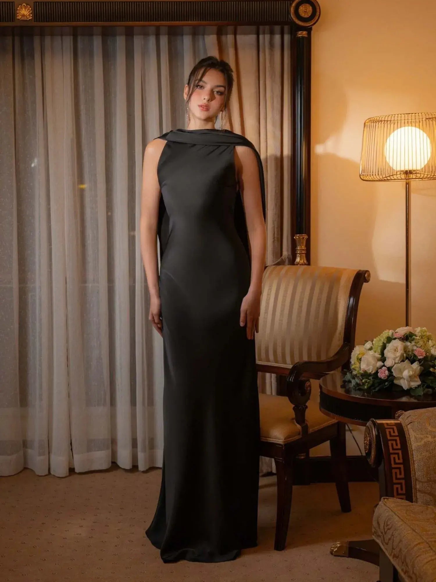 Lavanda™- Premium Satin Dress