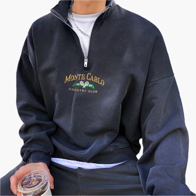 Vintage Quarter Zip - Monte Carlo Edition
