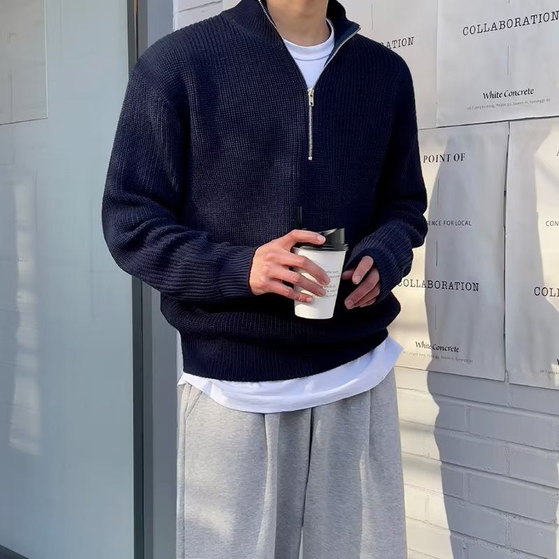 JEONJU Half-Zip Pullover