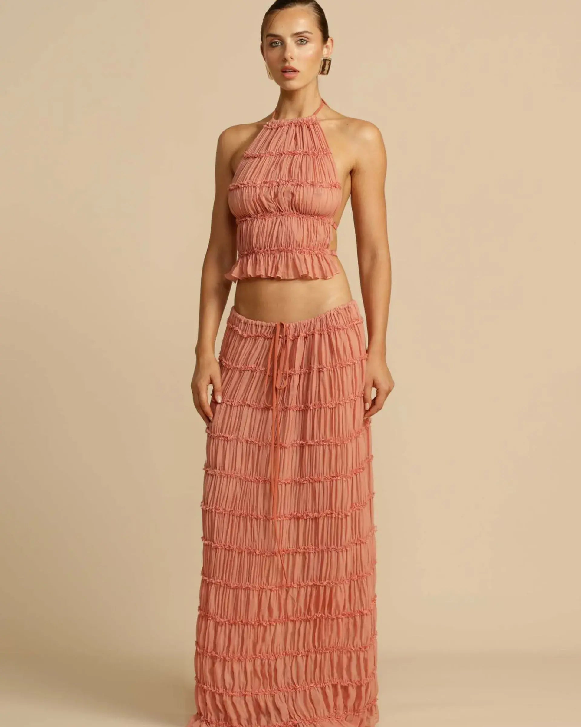 Colette Ruffled Summer Outfit Set