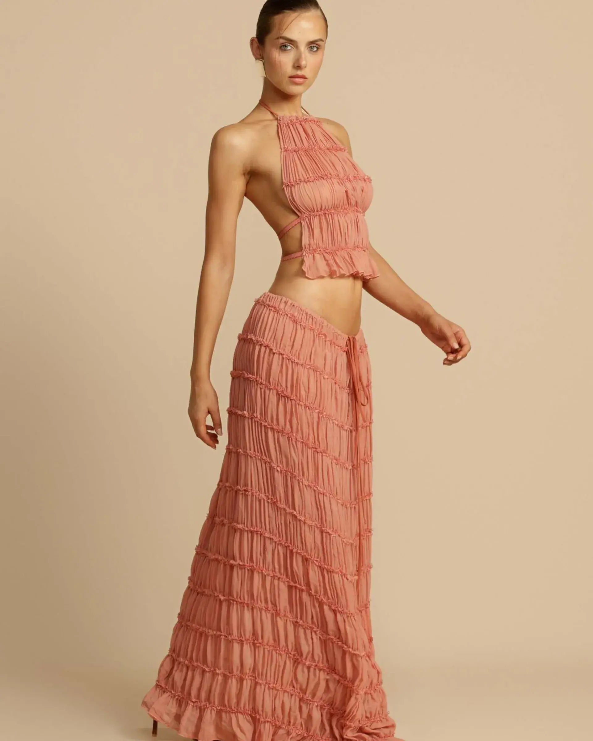 Colette Ruffled Summer Outfit Set