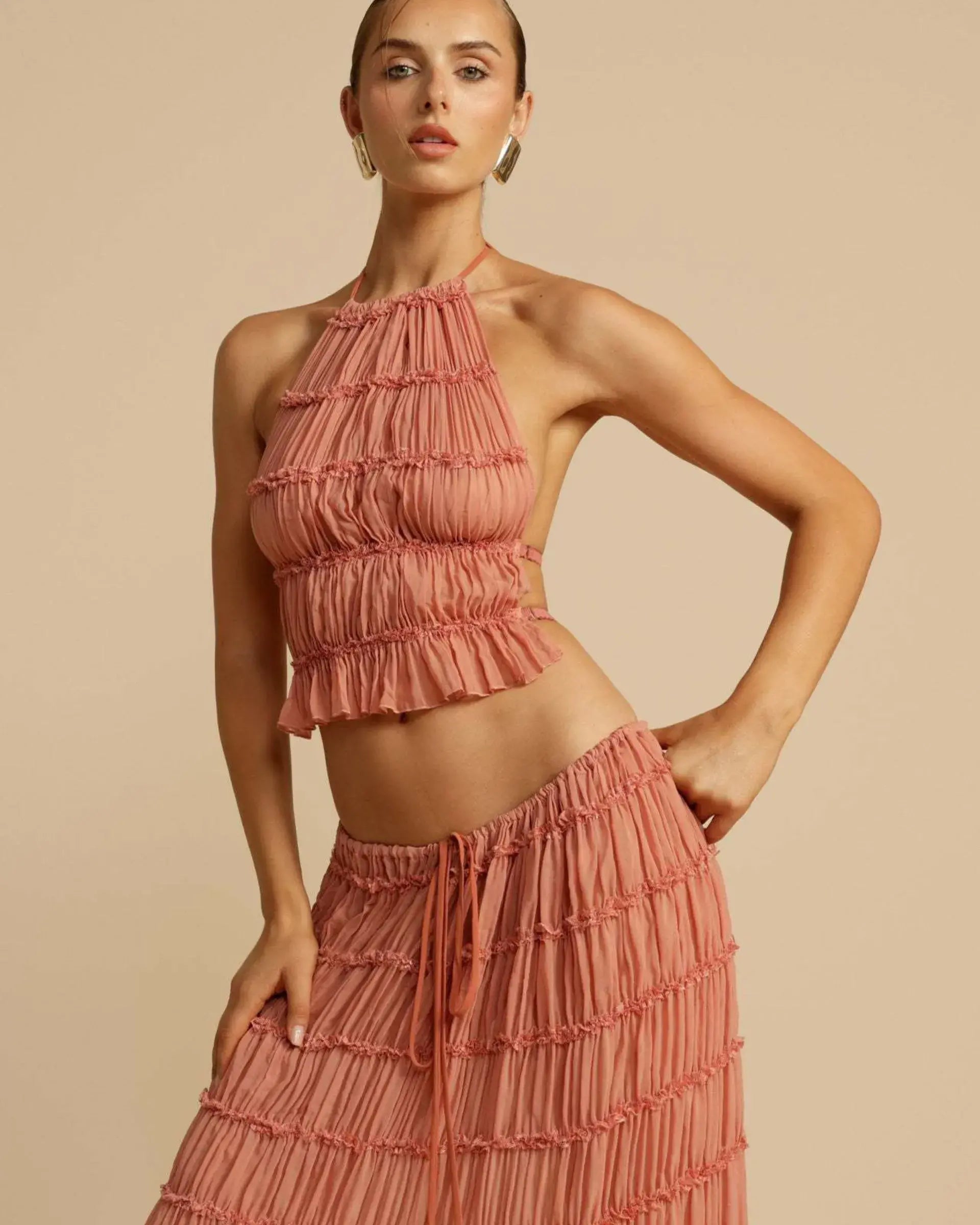 Colette Ruffled Summer Outfit Set