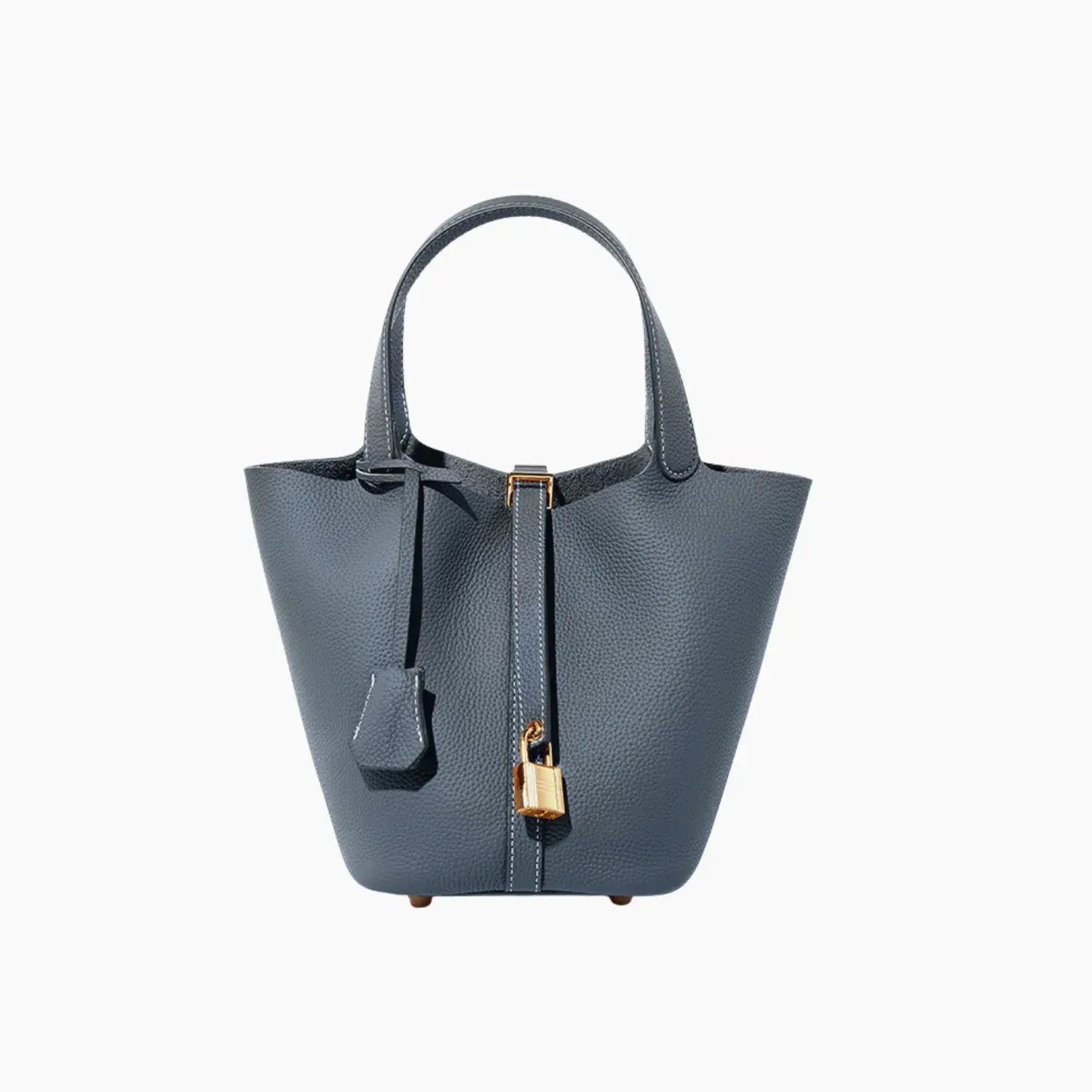 Bellara Genuine Leather Gold Buckle Tote Bag
