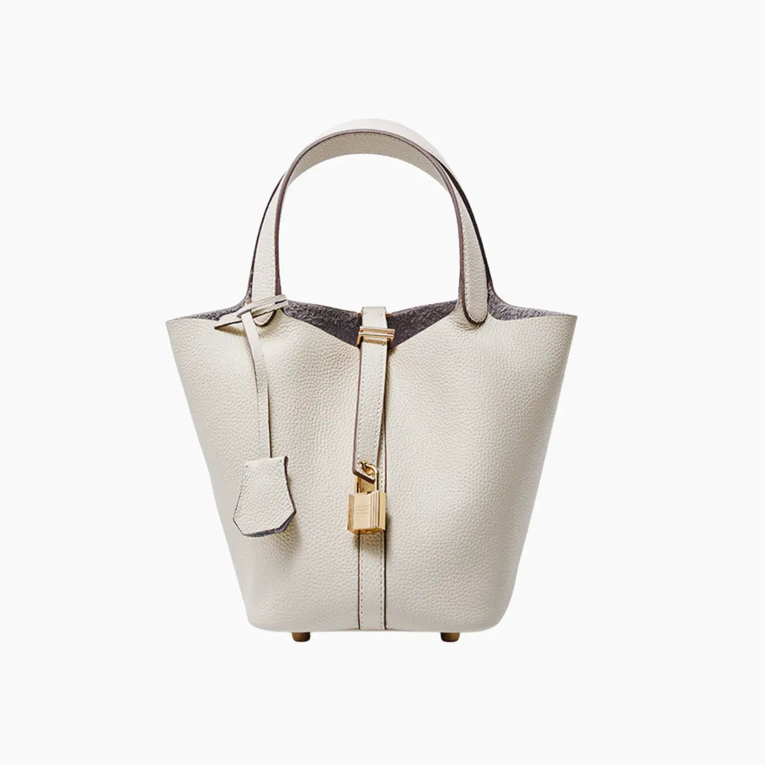 Bellara Genuine Leather Gold Buckle Tote Bag