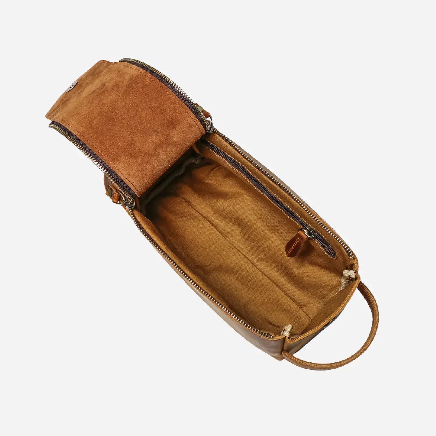 Carter - Handmade Leather Toiletry Bag