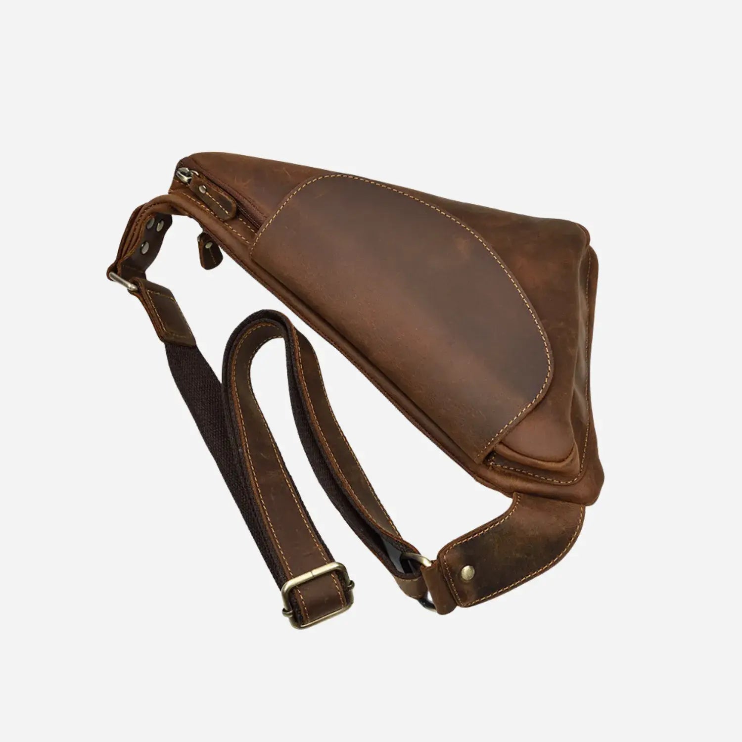 Caviel Genuine Leather Cross Body Bag