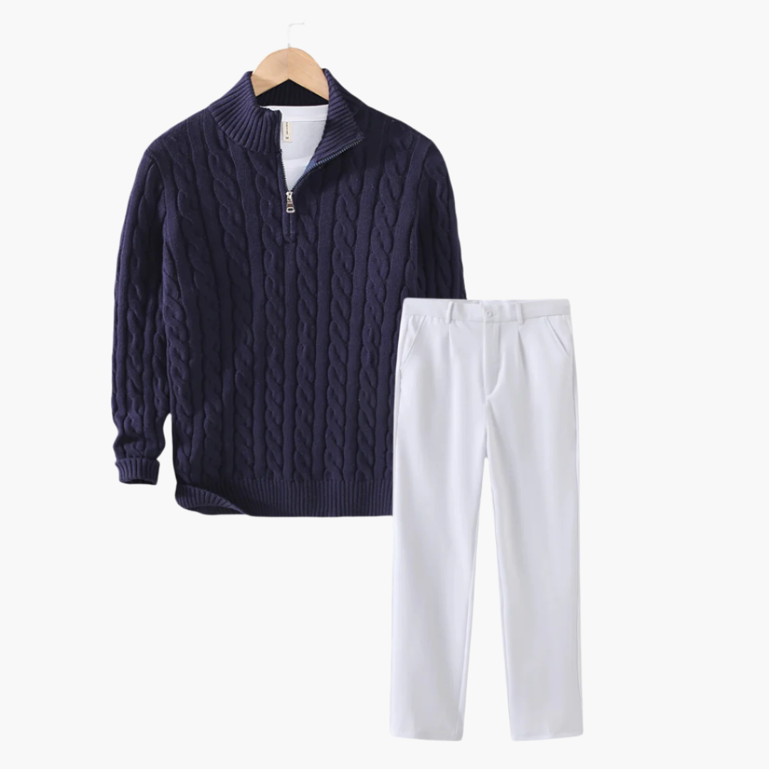 Cozy Winter Polo Brunch Ensemble