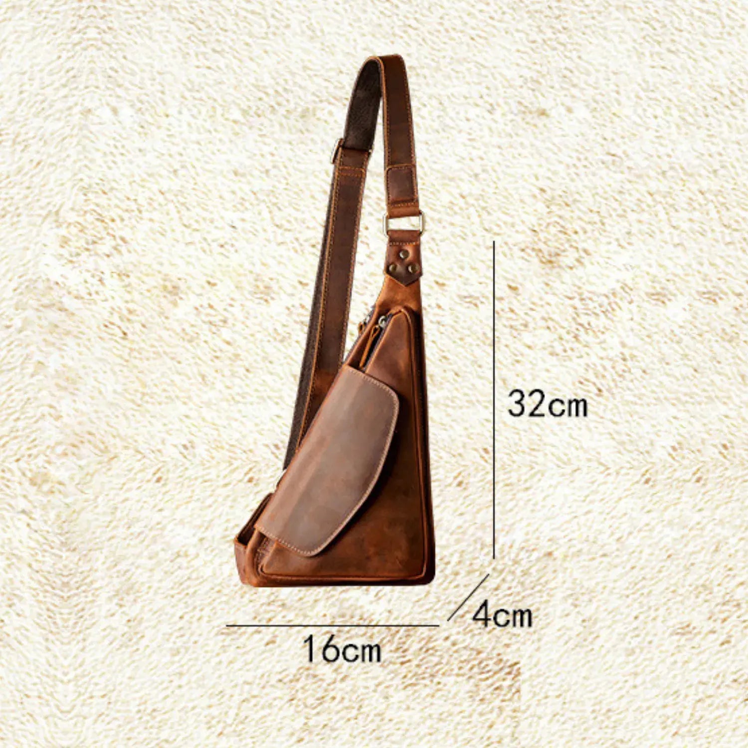 Elford Real Leather Cross Body Bag