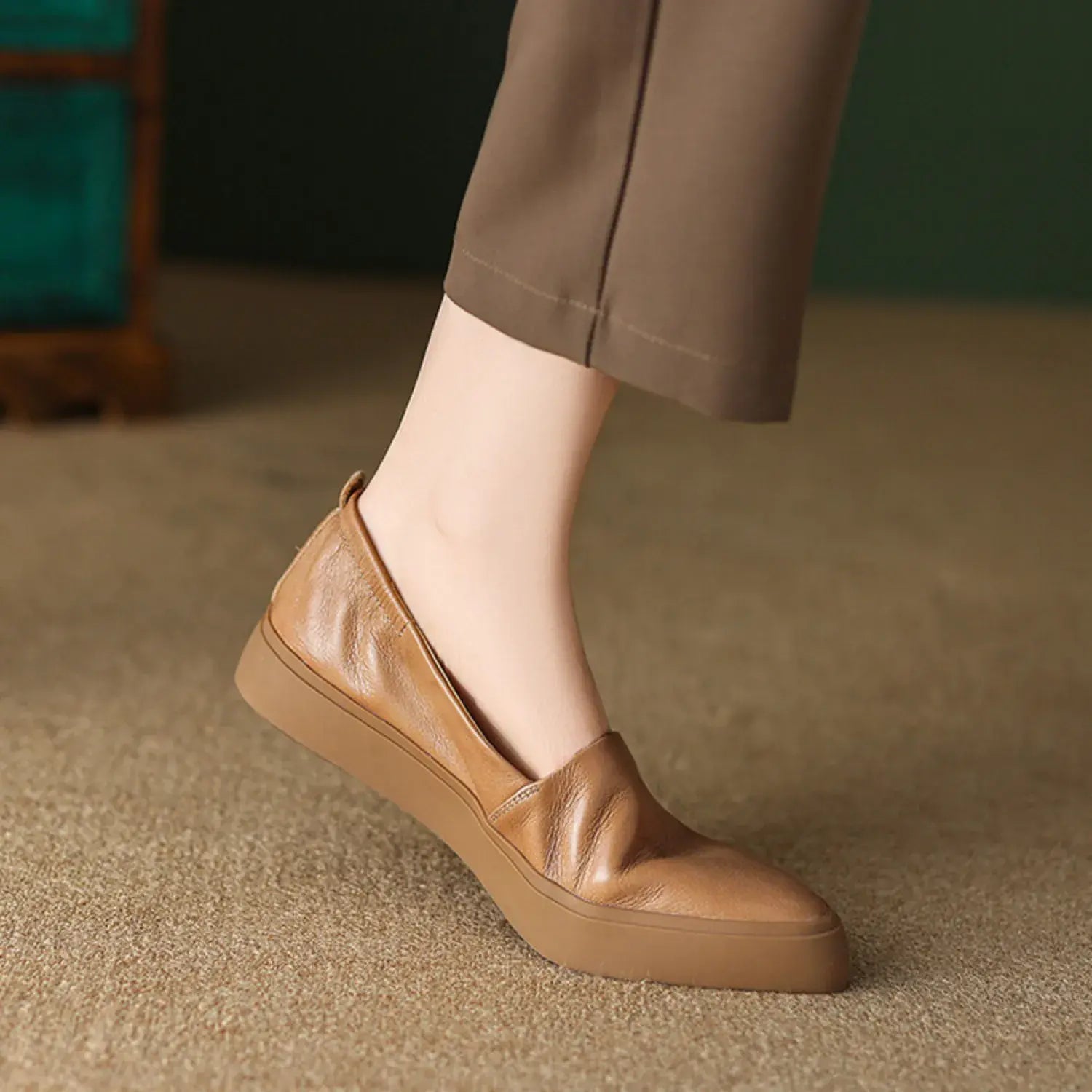 Elodie Orthopedic Genuine Leather Loafers