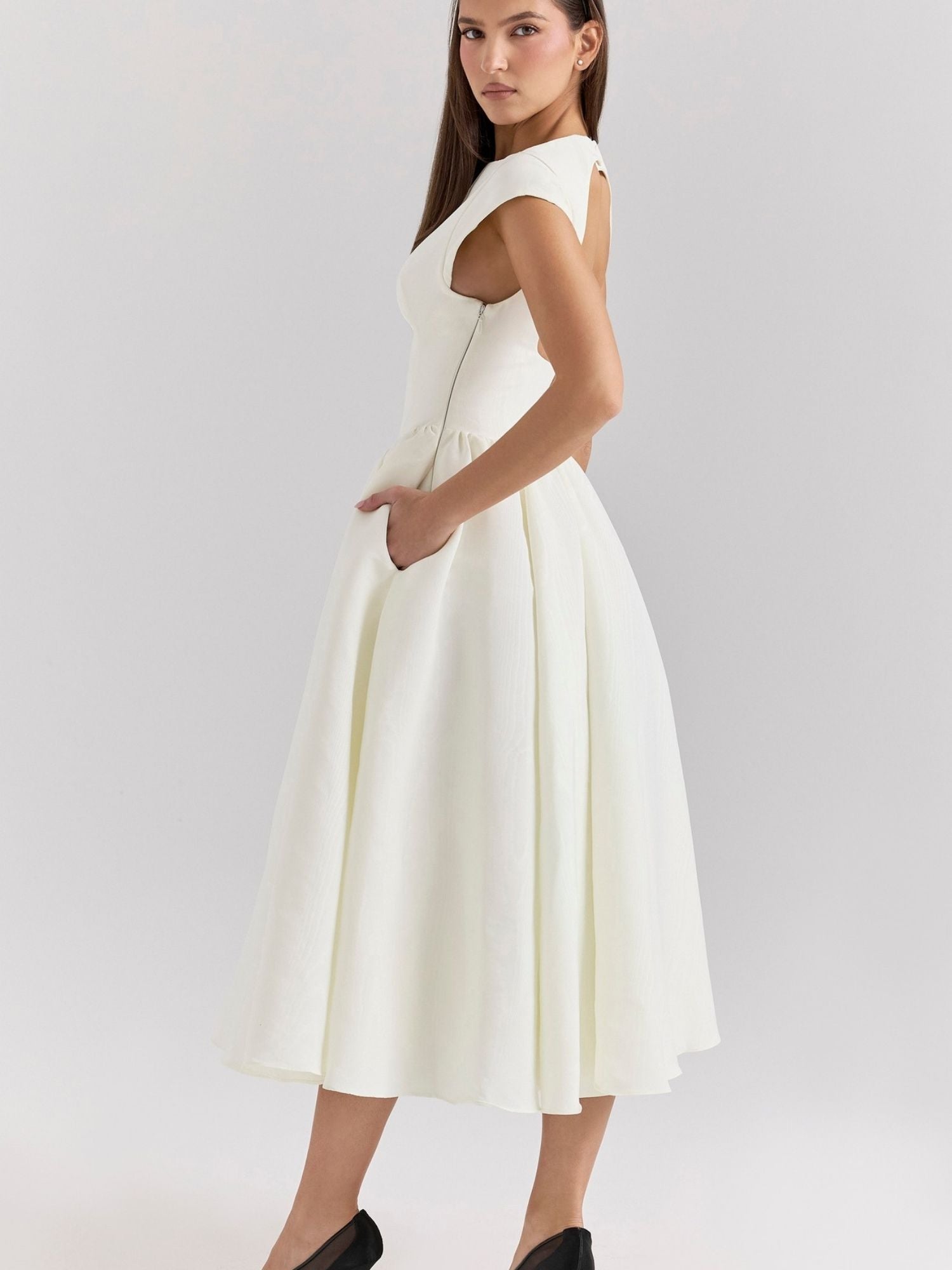 Emily™ Backless Sleeveless Vest Dress