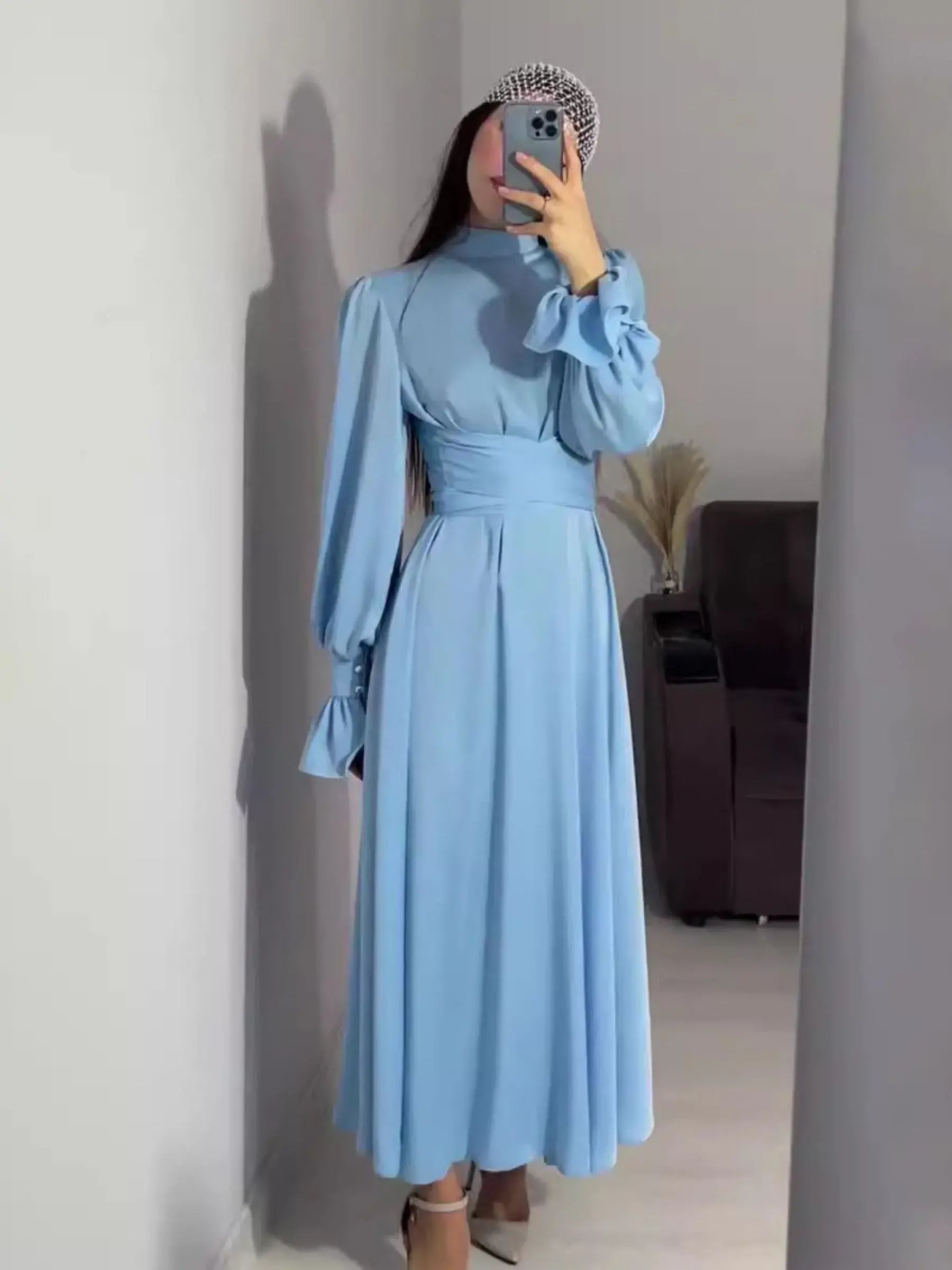 Feyza - Maxi Satin Dress