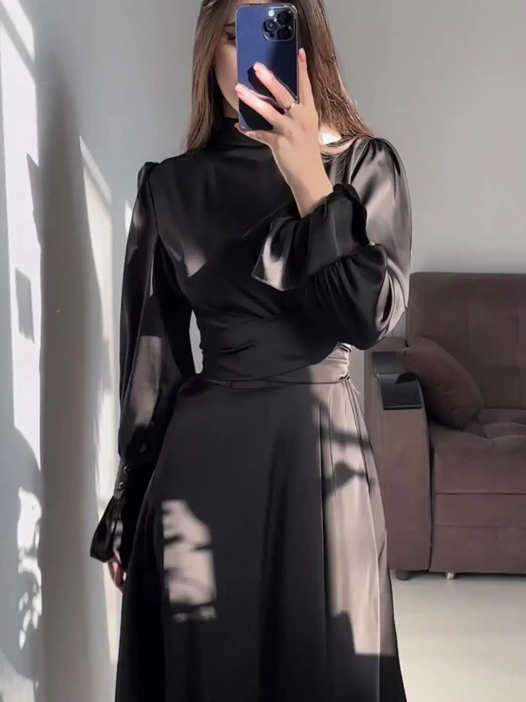Feyza - Maxi Satin Dress