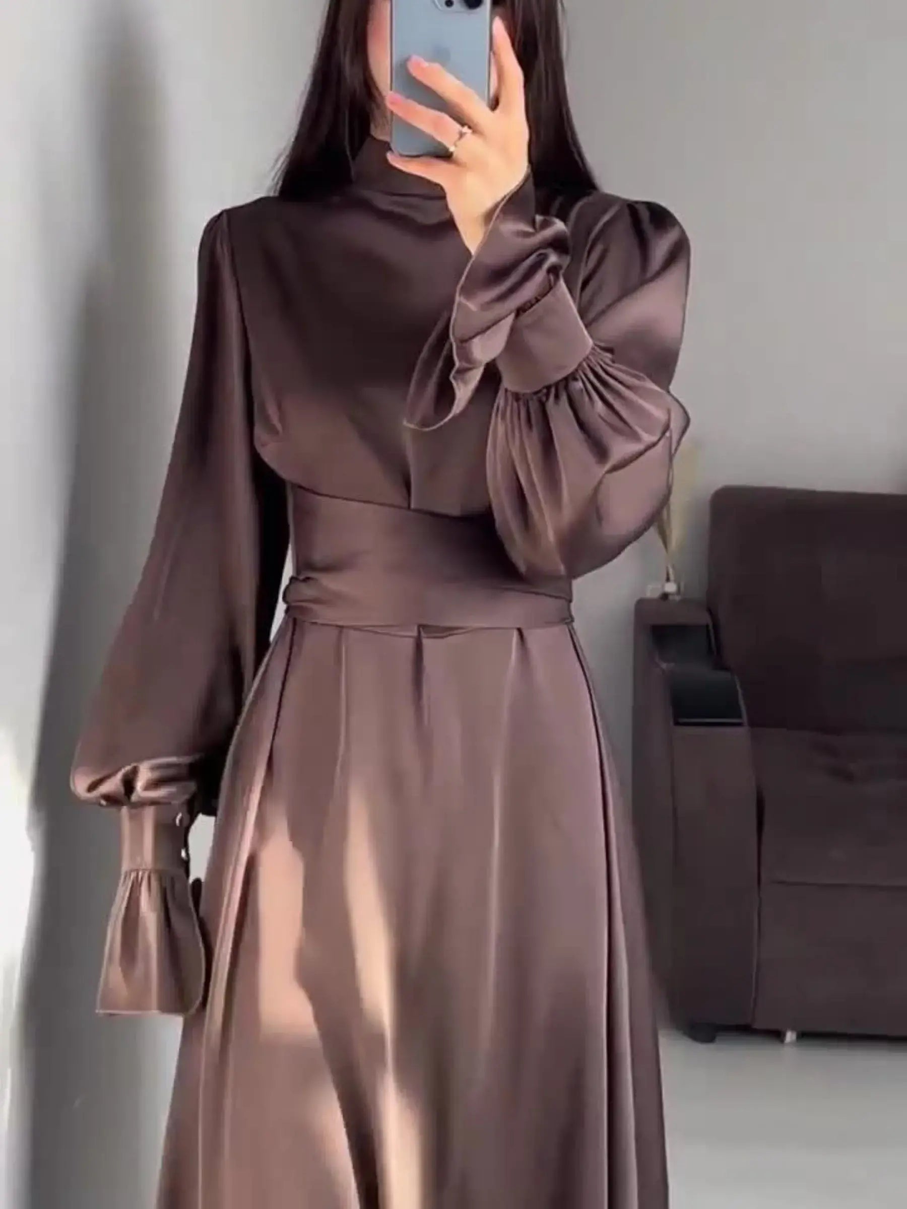 Feyza - Maxi Satin Dress