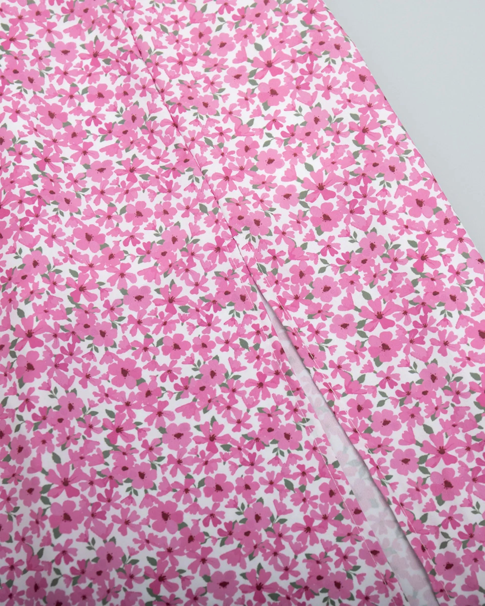 Floral Long Dress with Hollow Shoulder and Split