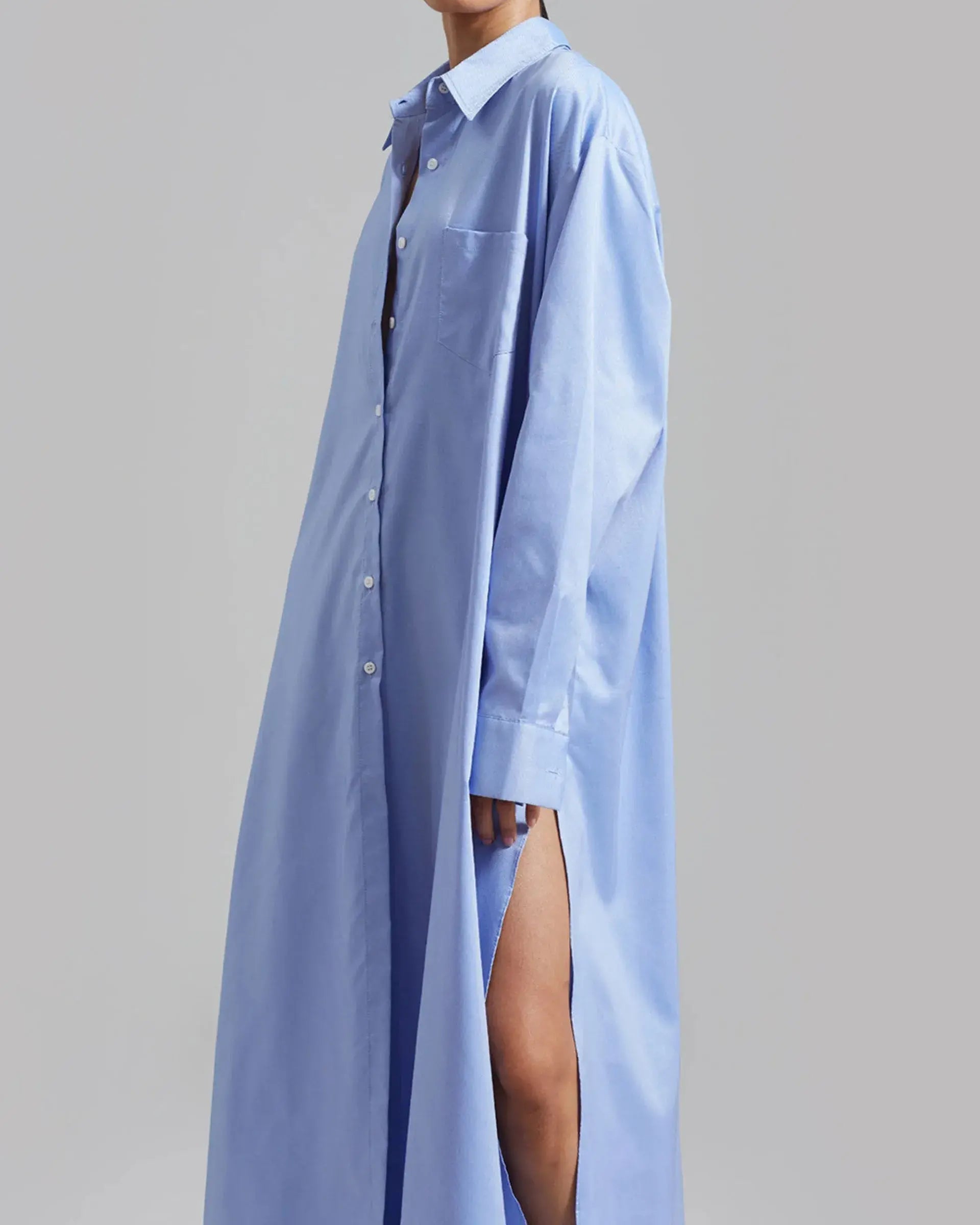 French Lazy Loss Long-Shirt Dress