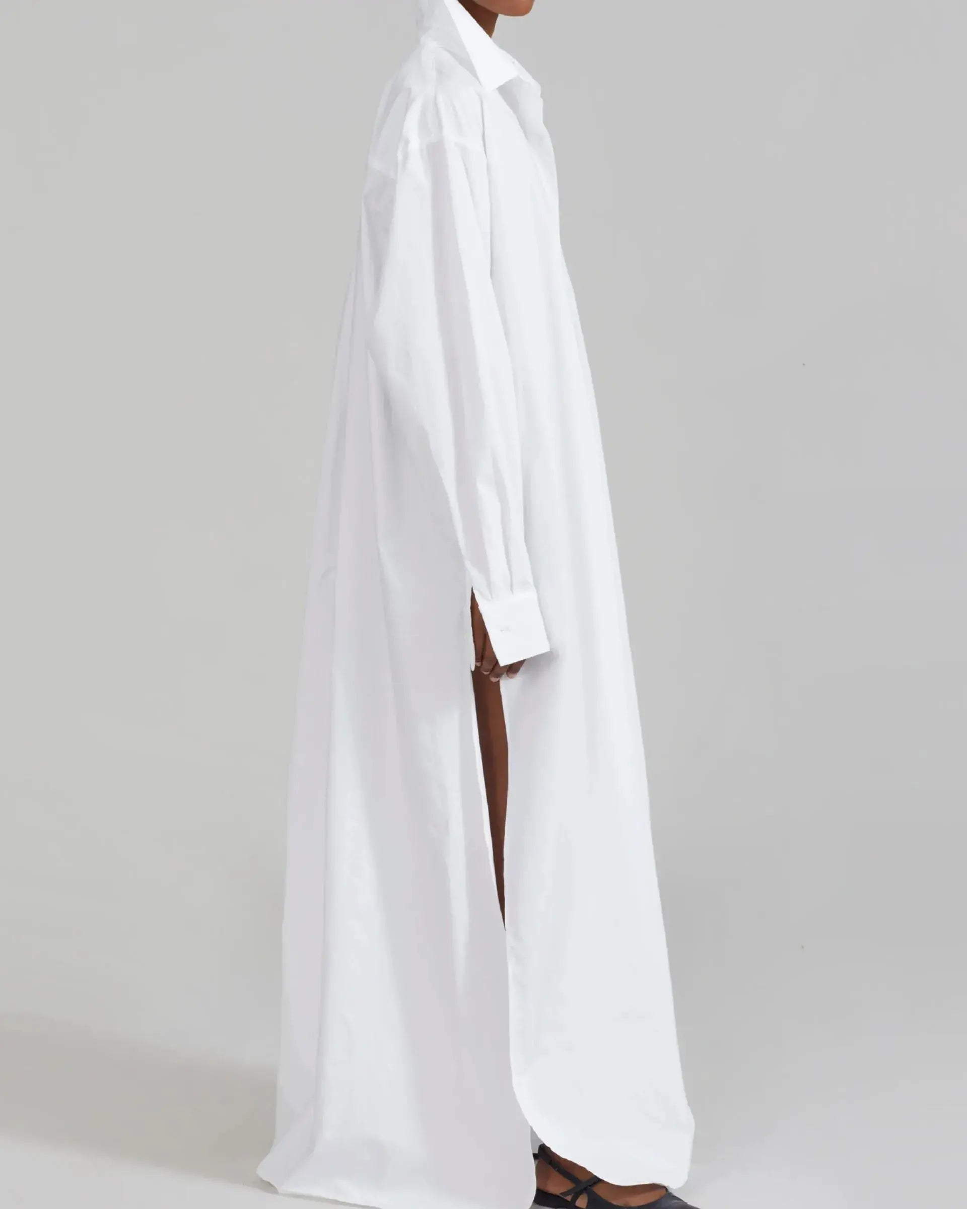French Lazy Loss Long-Shirt Dress