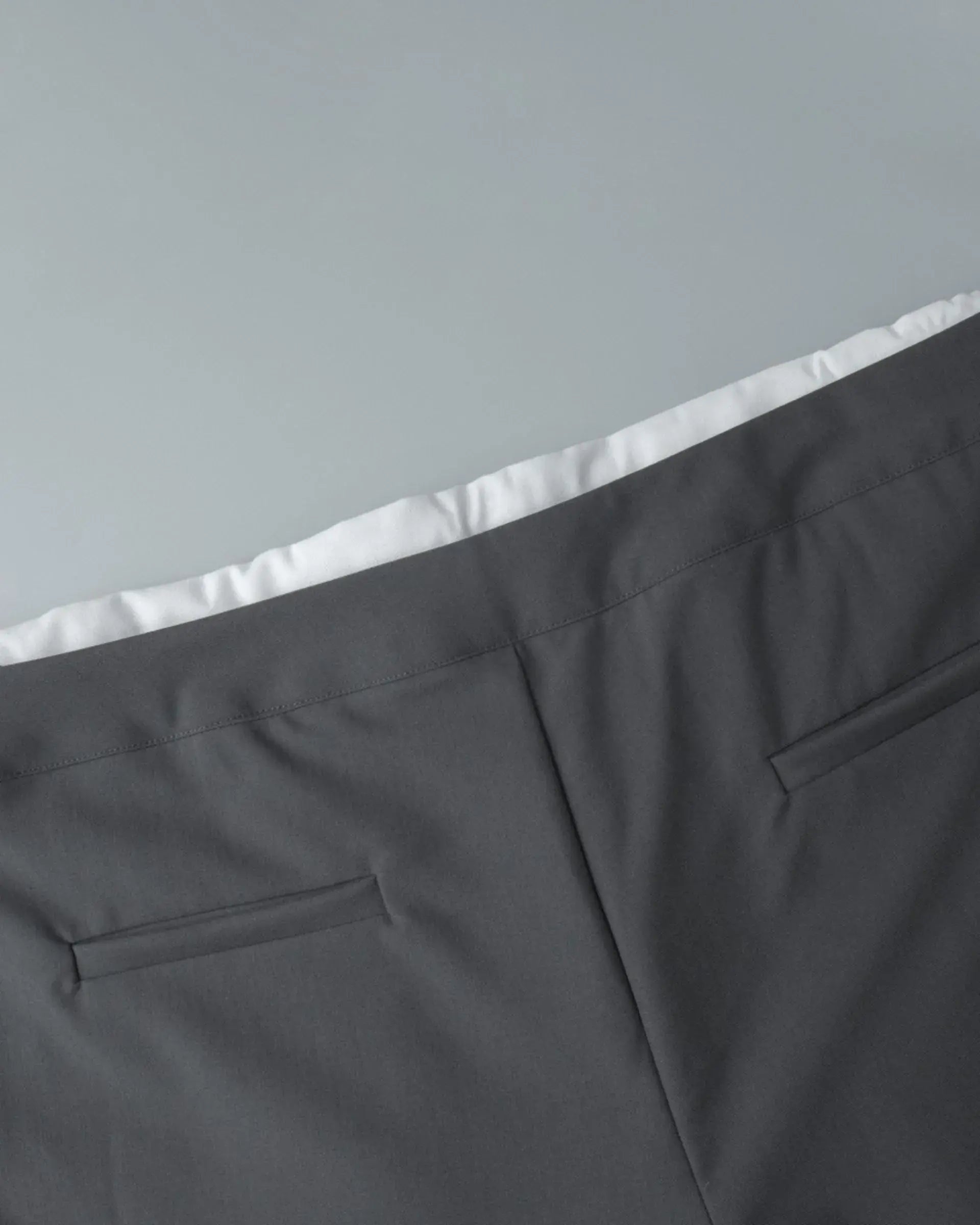 Loss Pants with Faux Two-piece Lace-up Design