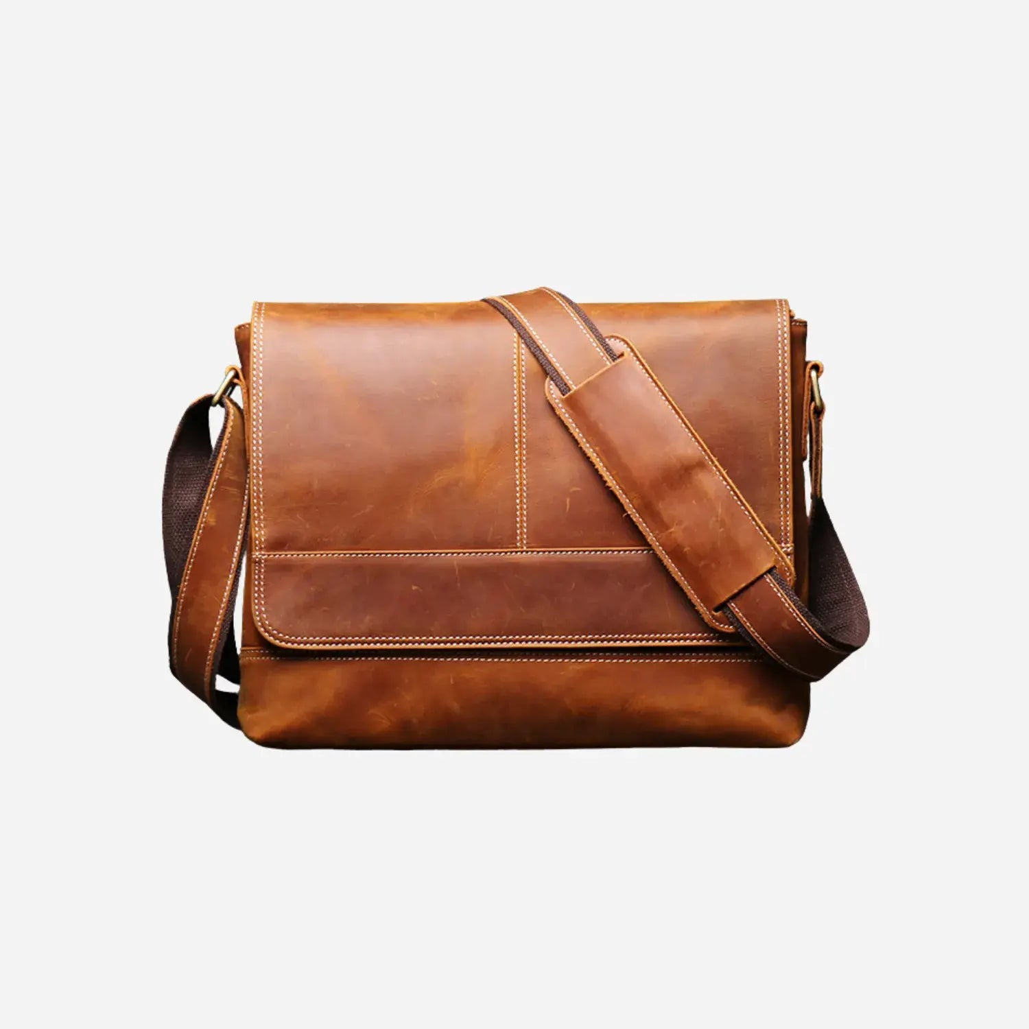 Montel - Vintage Leather Messenger Bag