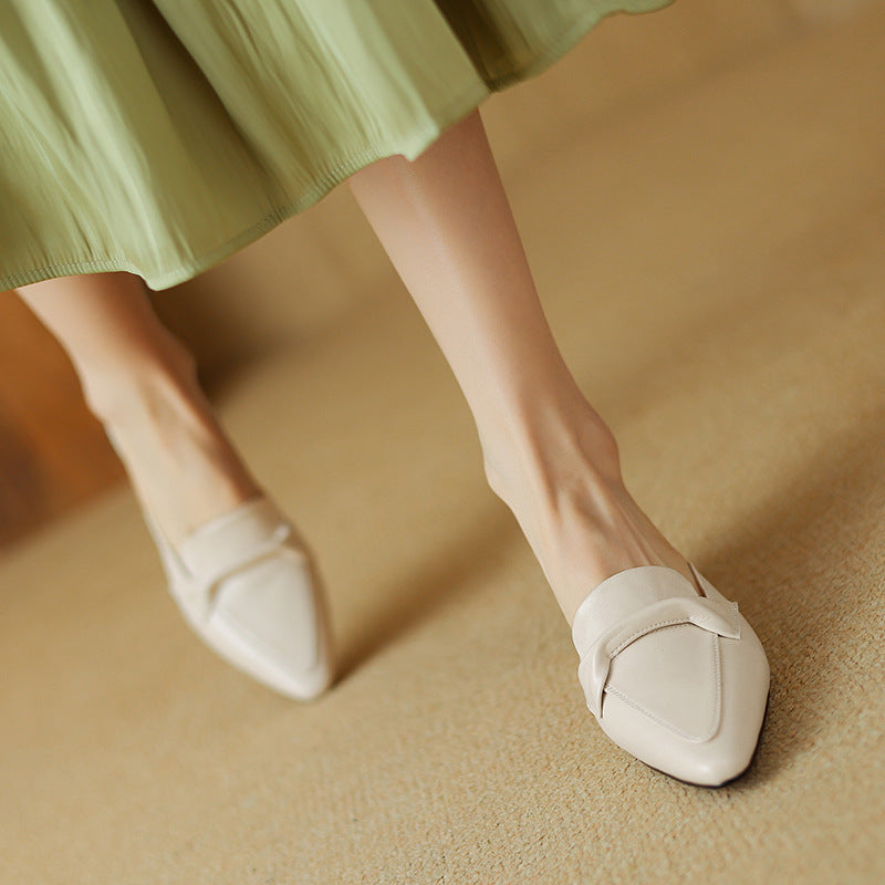 Genuine Leather Erlen Mules