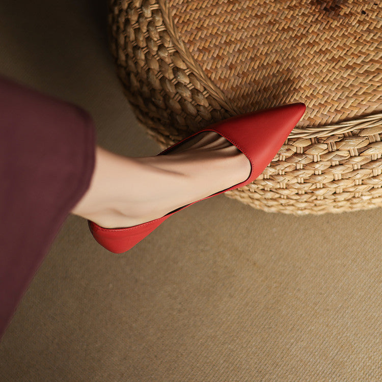 Vienna - Genuine Leather Heels Shoes