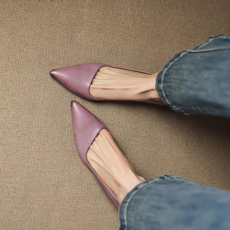 Vienna - Genuine Leather Heels Shoes