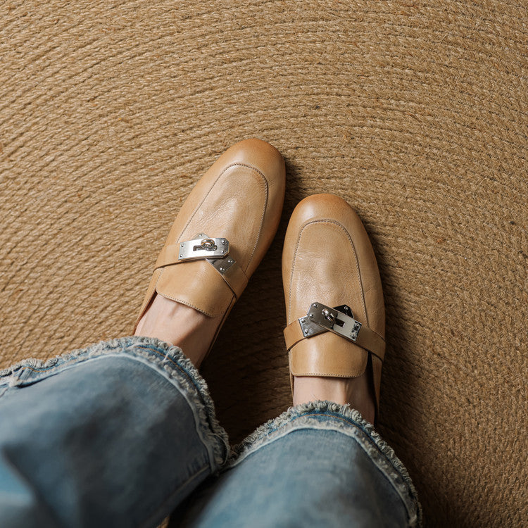 Paloma Genuine Leather Mules