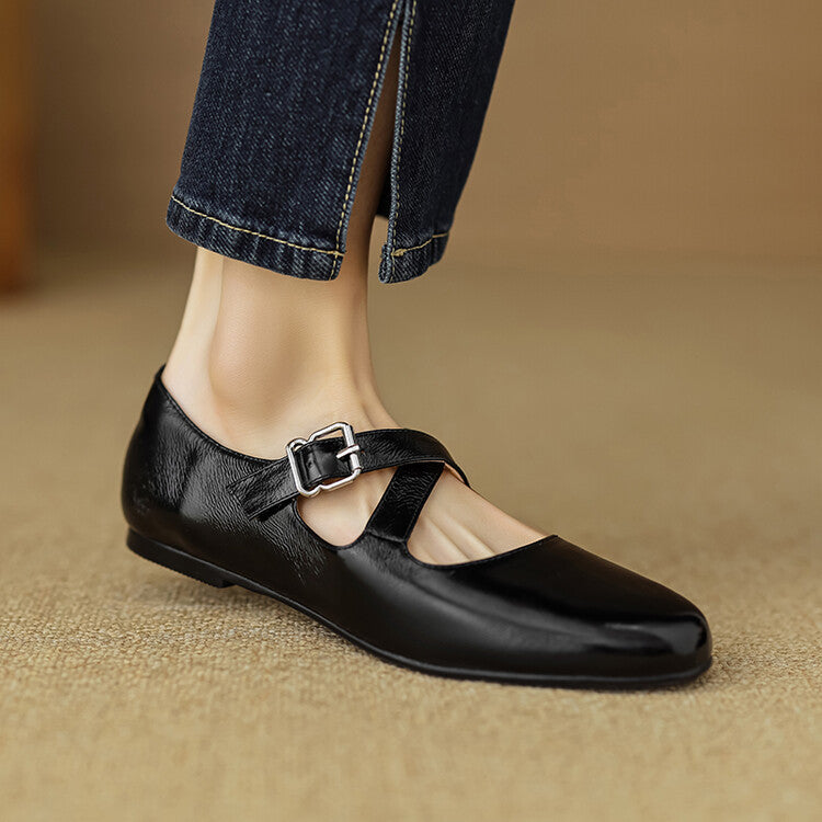 Valora Genuine Leather Ballet Shoes