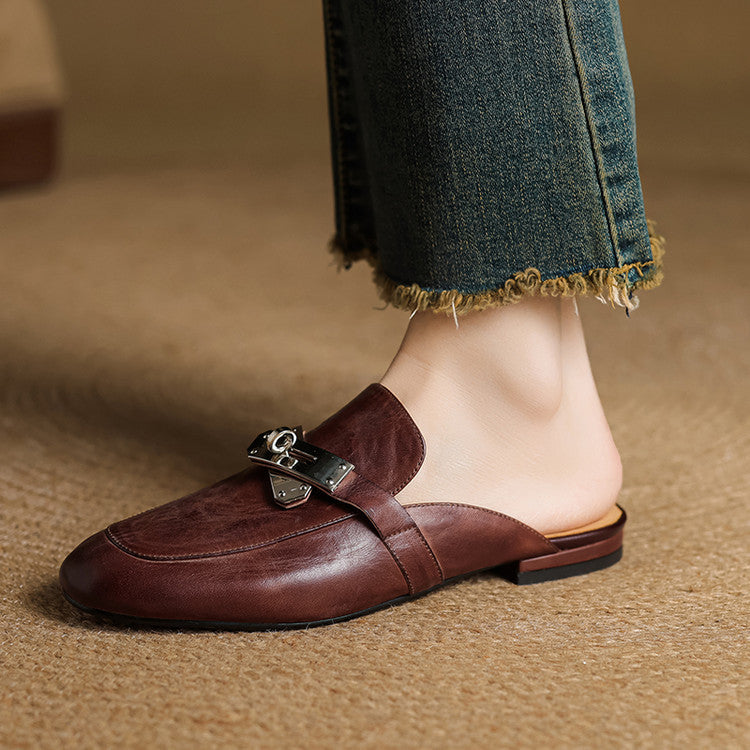 Paloma Genuine Leather Mules