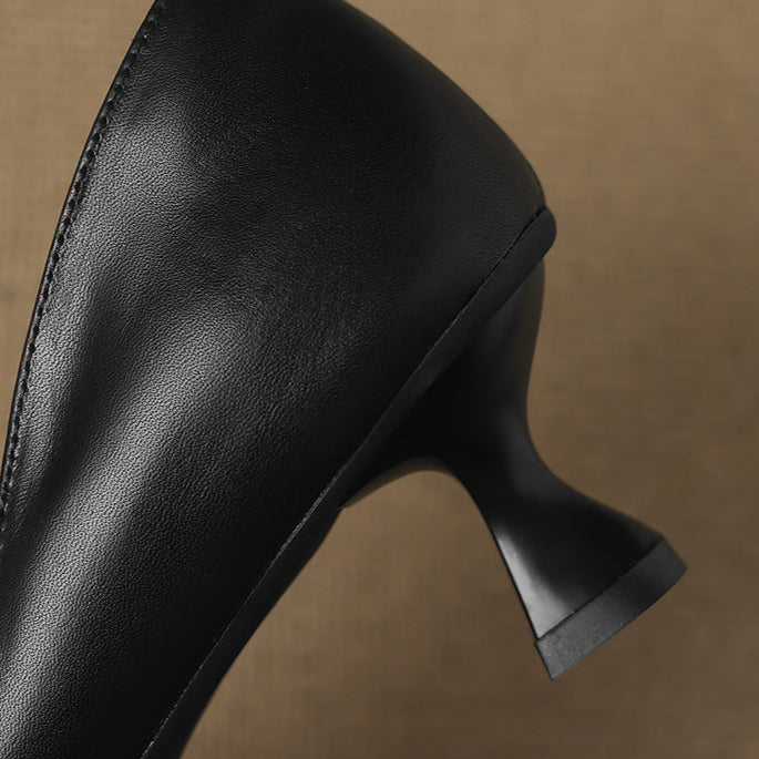 Manon - Genuine Leather High Heels