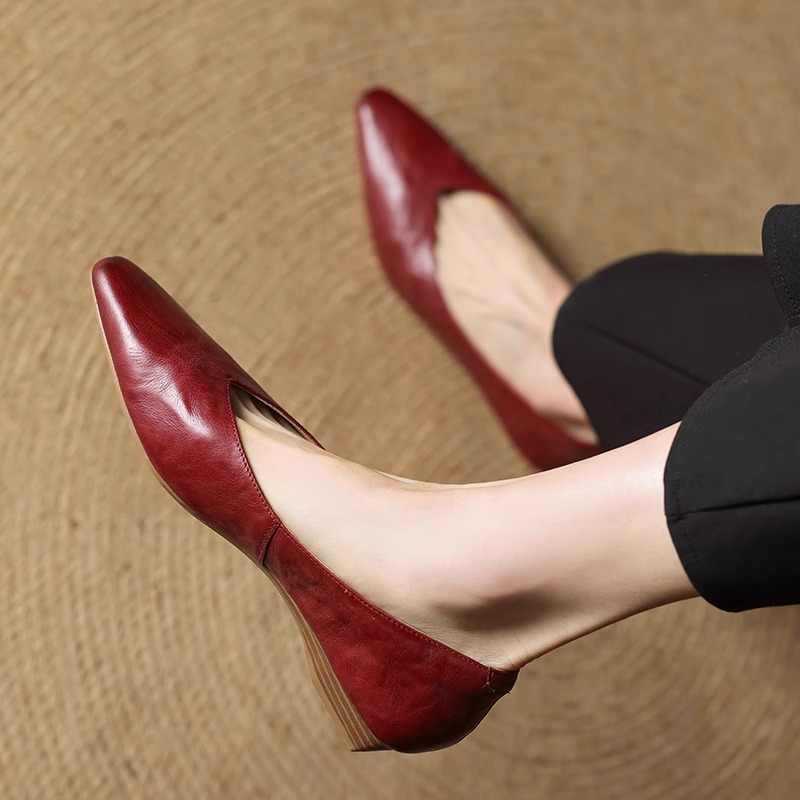Valmir Authentic Leather Slip-On Mules