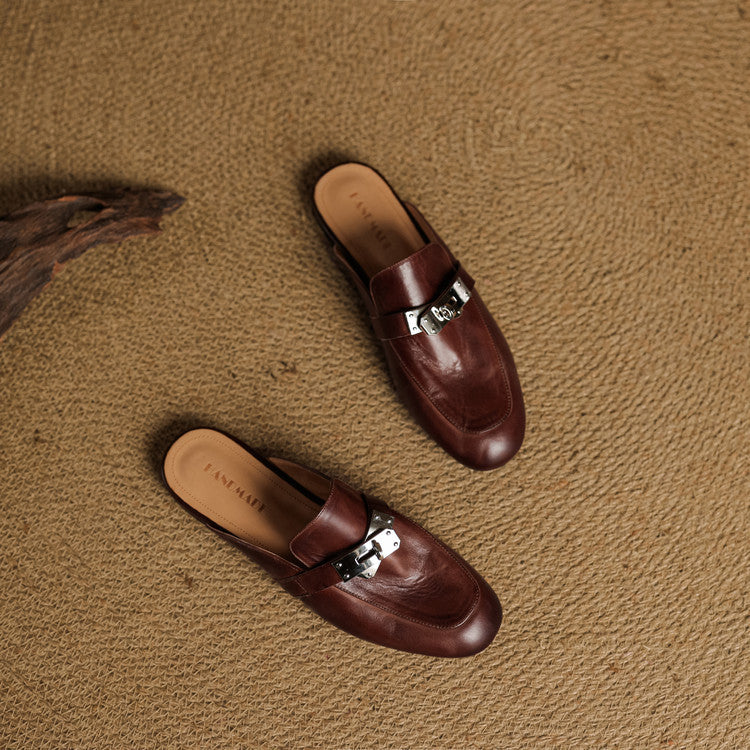 Paloma Genuine Leather Mules
