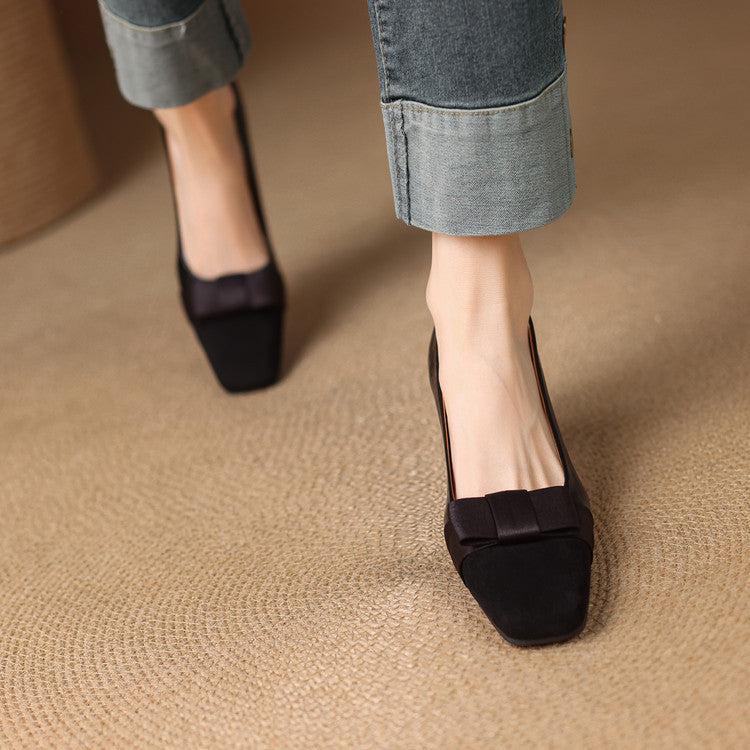 Blair Chunky Heeled Pumps