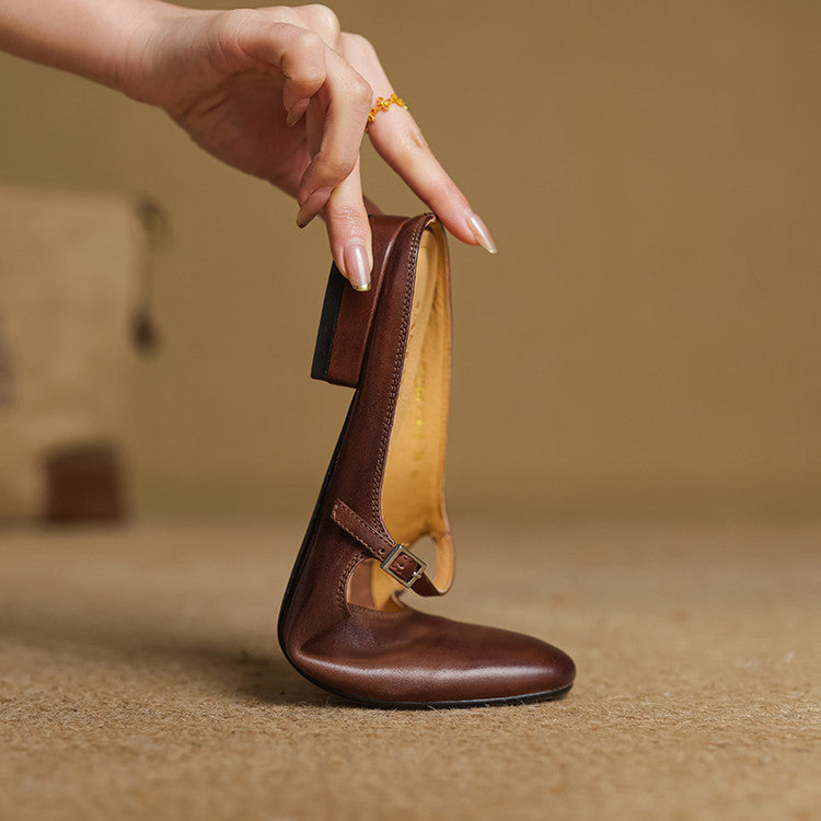 Marvyn Genuine Leather Mules