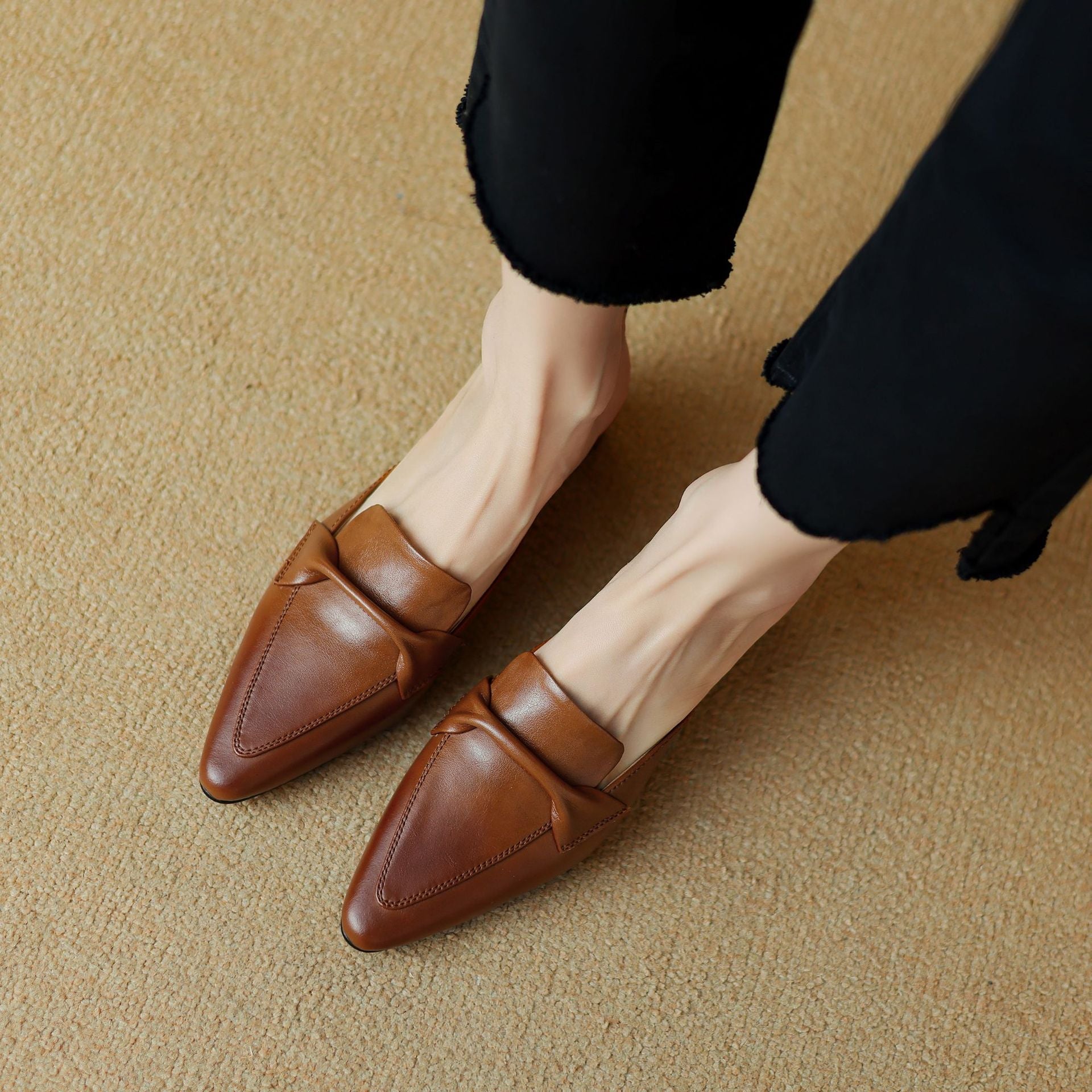 Genuine Leather Erlen Mules