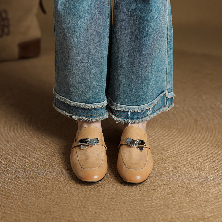 Paloma Genuine Leather Mules