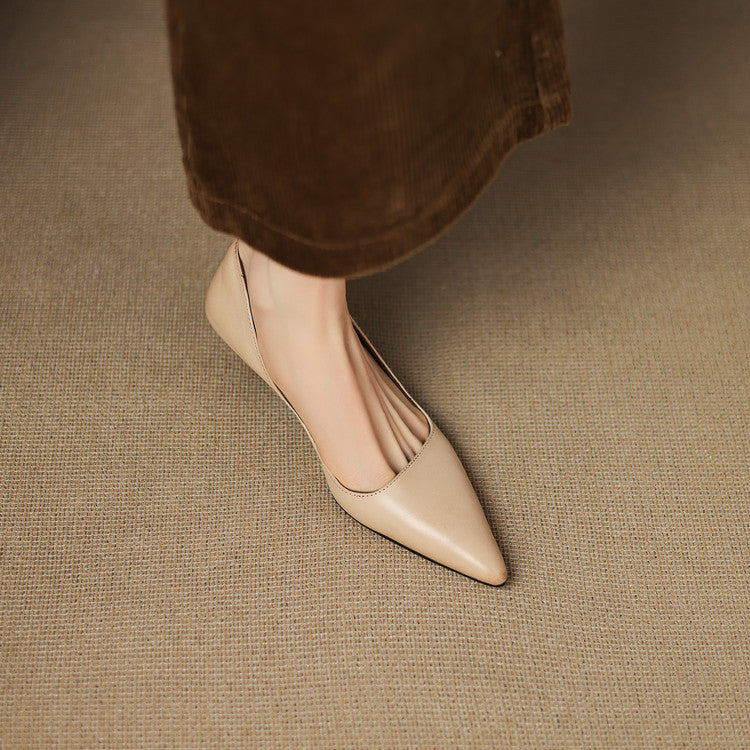 Vienna - Genuine Leather Heels Shoes