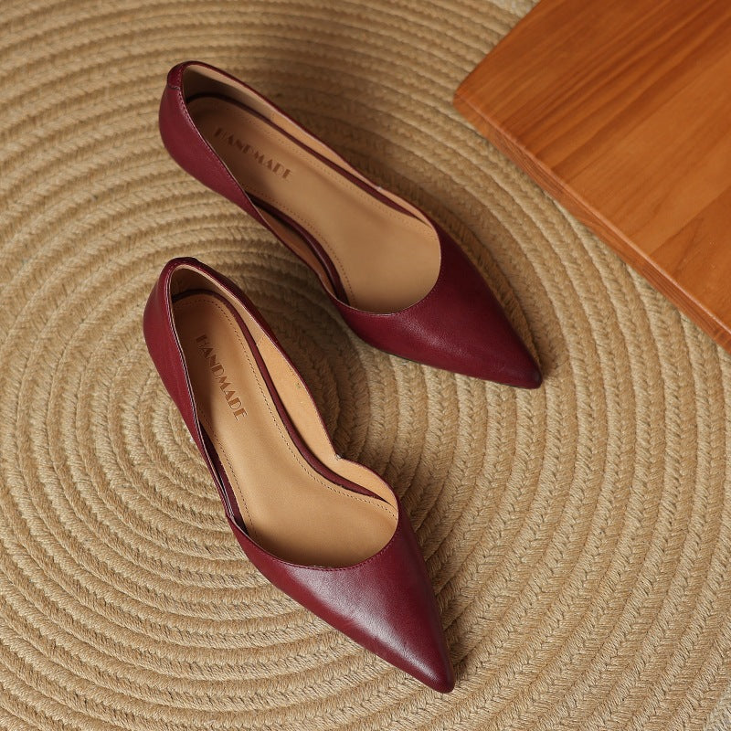 Carlen Authentic Leather High Heels