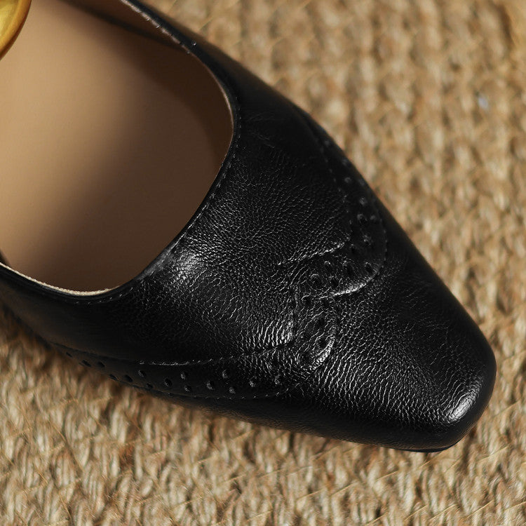 Thalia Flat Mary Jane Shoes