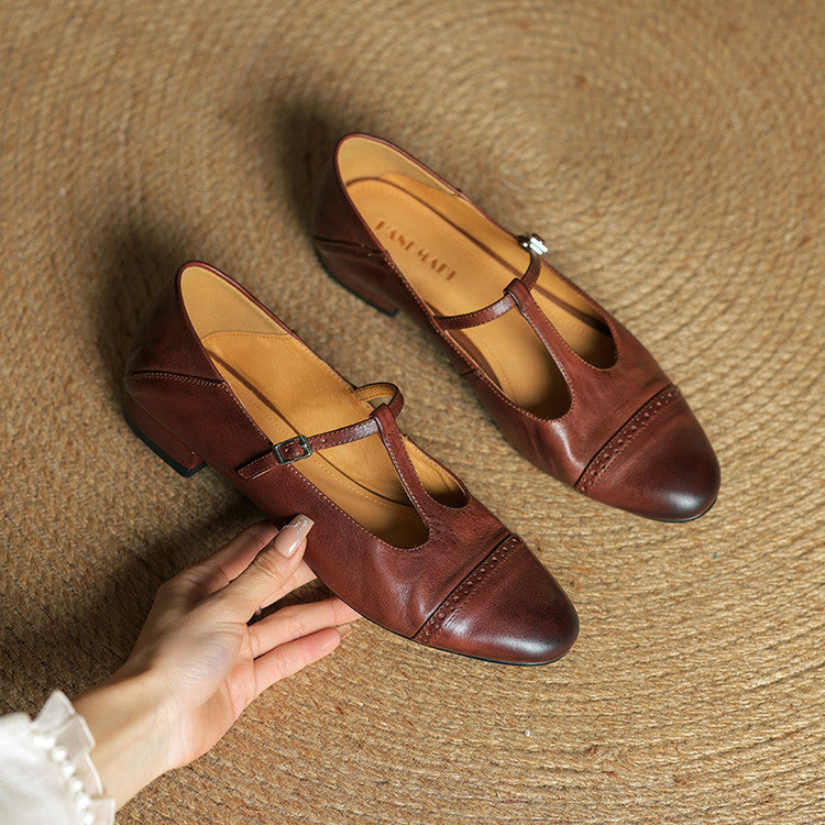 Harriet Real Leather Ballet Flats Shoes