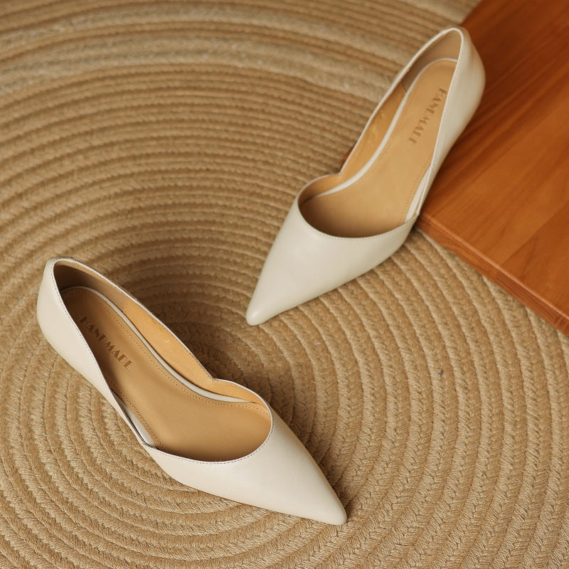 Carlen Authentic Leather High Heels