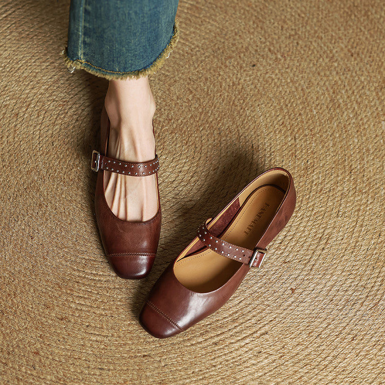 Leona Genuine Leather Shoes