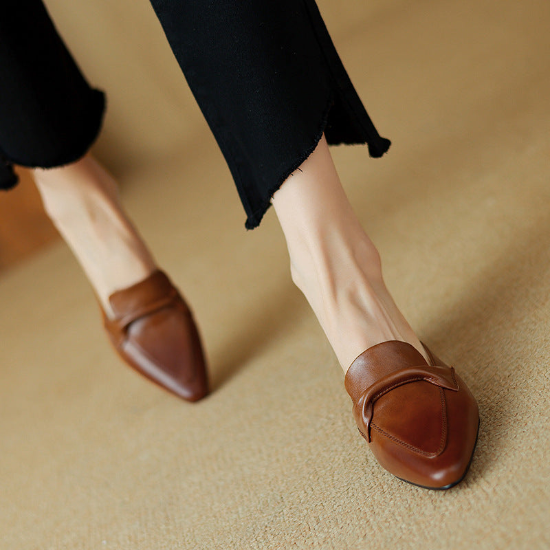 Genuine Leather Erlen Mules