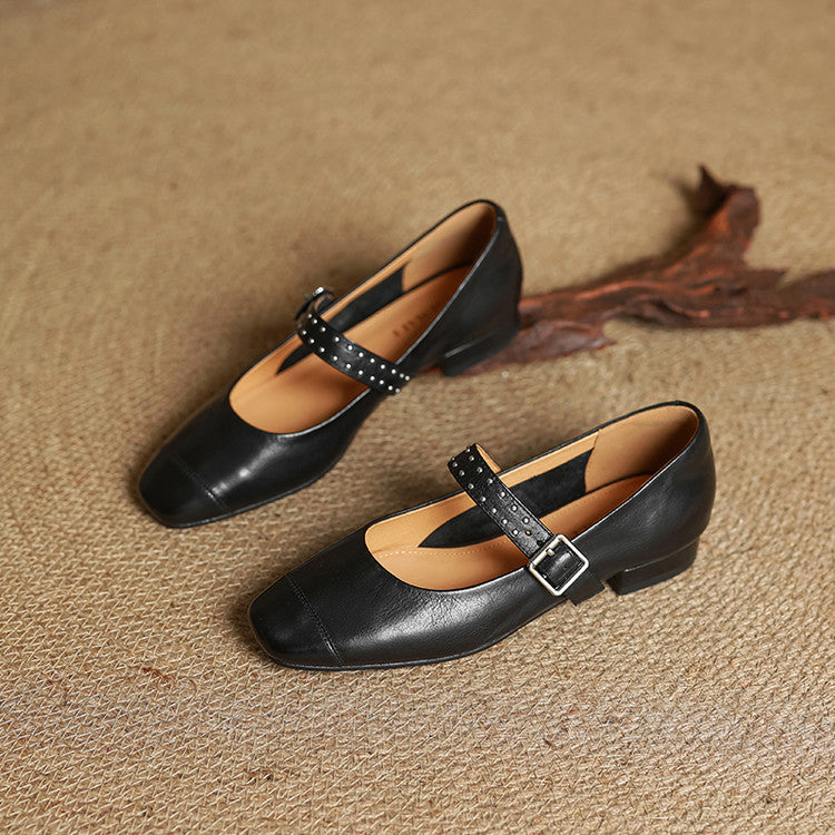Leona Genuine Leather Shoes