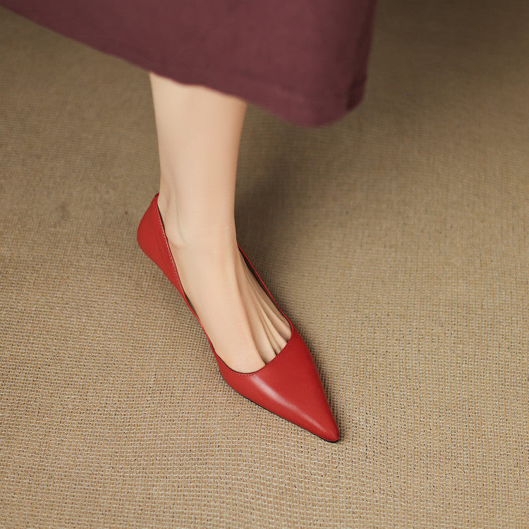 Vienna - Genuine Leather Heels Shoes