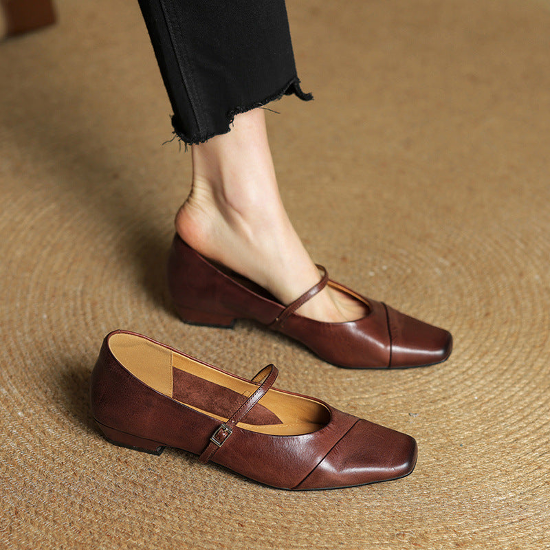 Velin Authentic Leather Heels