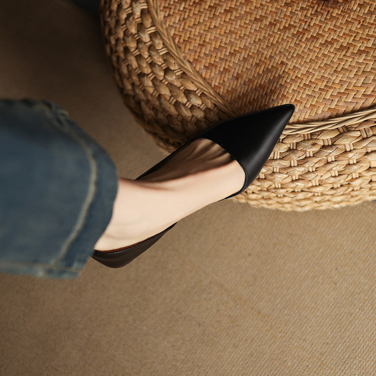 Vienna - Genuine Leather Heels Shoes